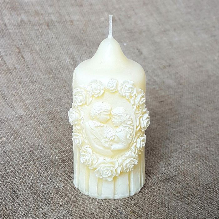 Свеча Свадебная "Жених и Невеста" 4,5х9 айвори
