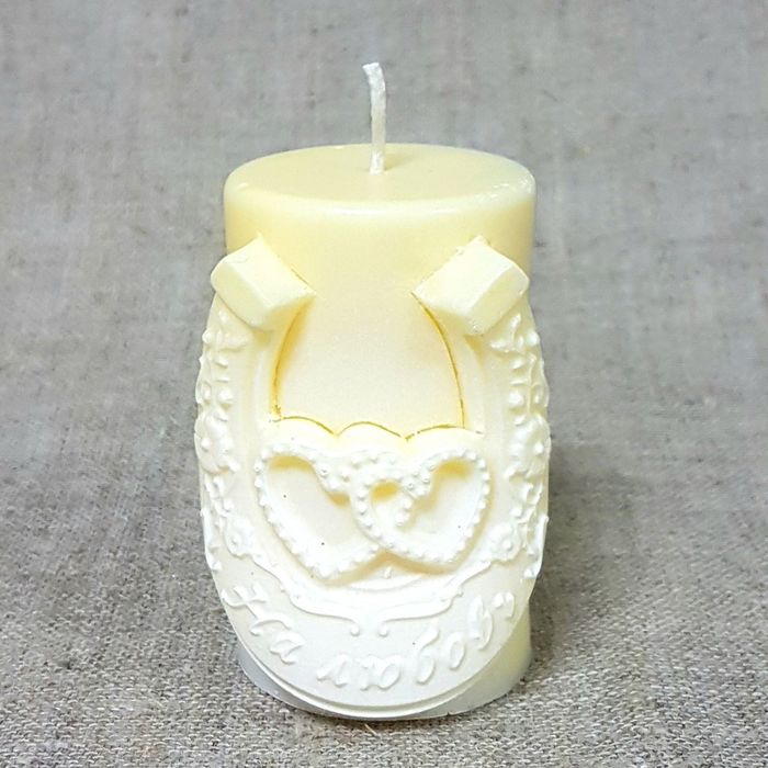 Свеча Свадебная "На любовь" 5,5х8 айвори