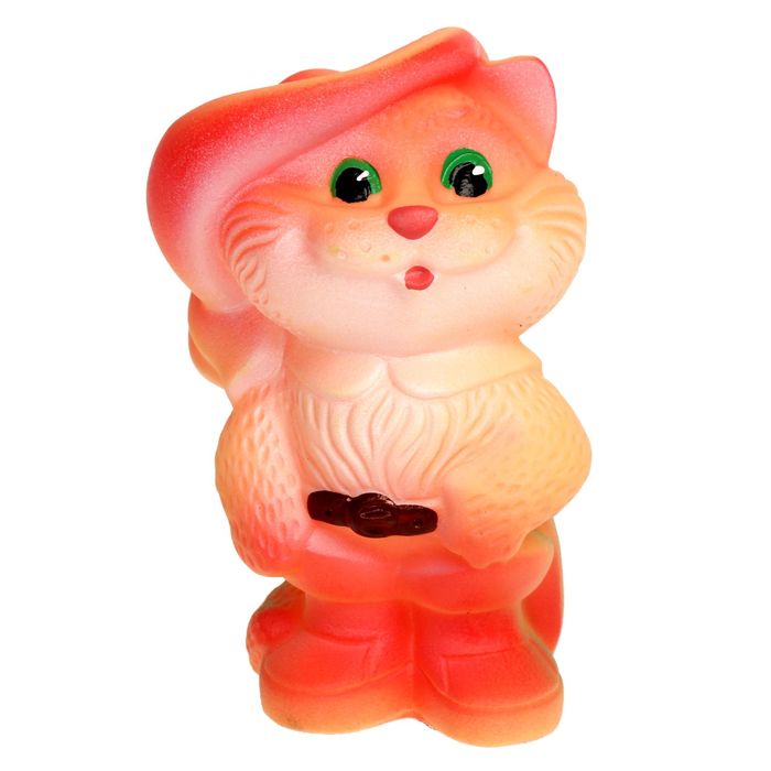 Резиновая игрушка "Кот в сапогах"