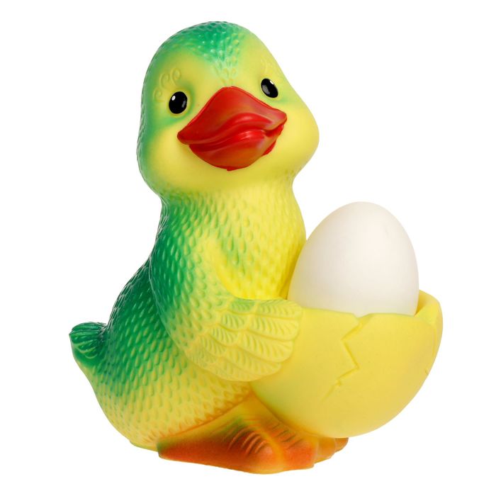 Резиновая игрушка "Утка-мама №2 с яйцом"