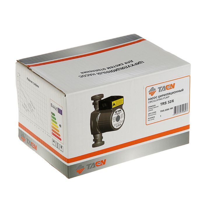 Насос циркуляционный TAEN TRS32/6, напор 6 м, 50 л/мин, 46/67/93 Вт