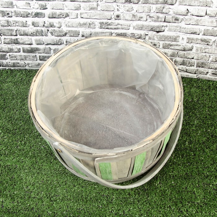 Набор корзин плетеных, 3 шт, лукошко, 30 х 30 х 32 - 20.5 х 20.5 х 22 см