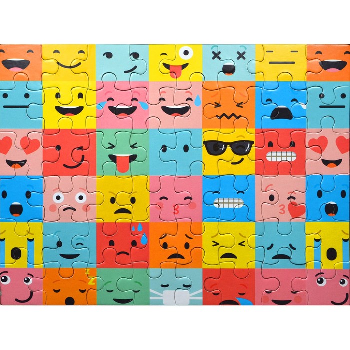 Пазл-антистресс в консервной банке "Собери свое настроение" (150х200 мм, набор 48 деталей)