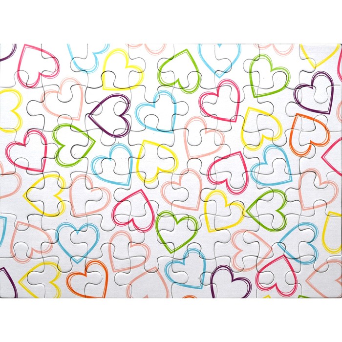 Пазл-подарок в консервной банке "Я тебя люблю" (150х200 мм,набор 48 деталей)