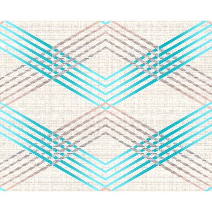 Обои виниловые Версаль 80 511BR22 Bravo диско бирюза  0,53x10 м