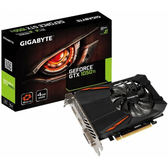 Видеокарта Gigabyte GeForce GTX 1050TI (GV-N105TD5-4GD) 4G,128bit,GDDR5,1290/7008