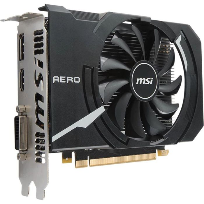 Видеокарта MSI GTX 1050 AERO ITX 2G OC nVidia GeForce GTX 1050 2048Mb 128bit 1404,7008DVIx1