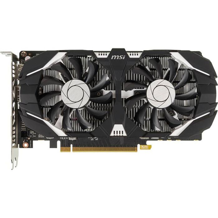 Видеокарта MSI GeForce GTX 1050TI (4GT OC) 4G,128bit,GDDR5,1341/7008,DVI,HDMI,DP