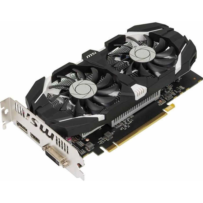 Видеокарта MSI GeForce GTX 1050TI (4GT OC) 4G,128bit,GDDR5,1341/7008,DVI,HDMI,DP