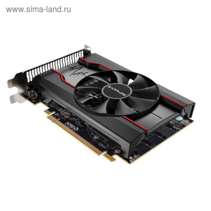 

Видеокарта Sapphire AMD Radeon RX 550 OC (11268-01-20G) 4G,1206/7000,Ret