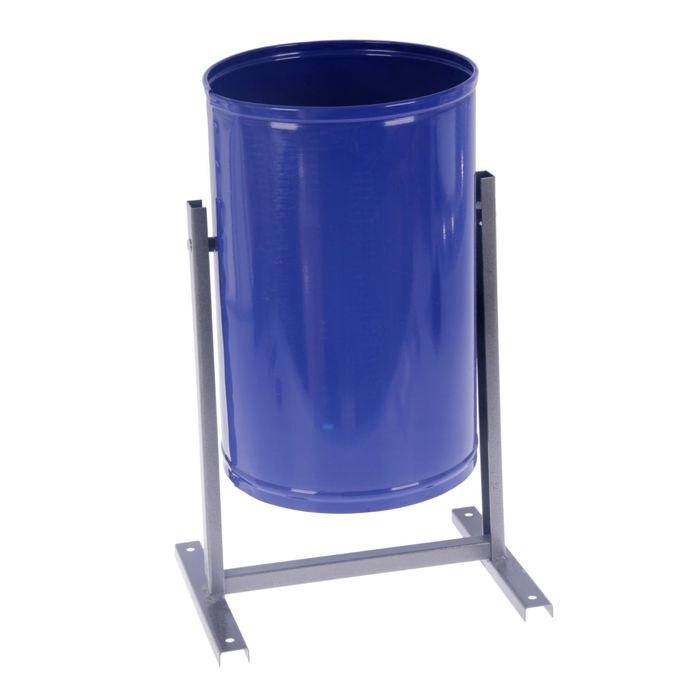 Урна для мусора 21 л "Уралочка Бюджет", цвет синий
