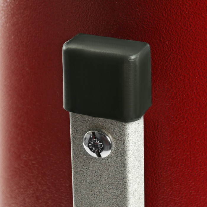 Урна для мусора 21 л "Уралочка Бюджет", цвет красный