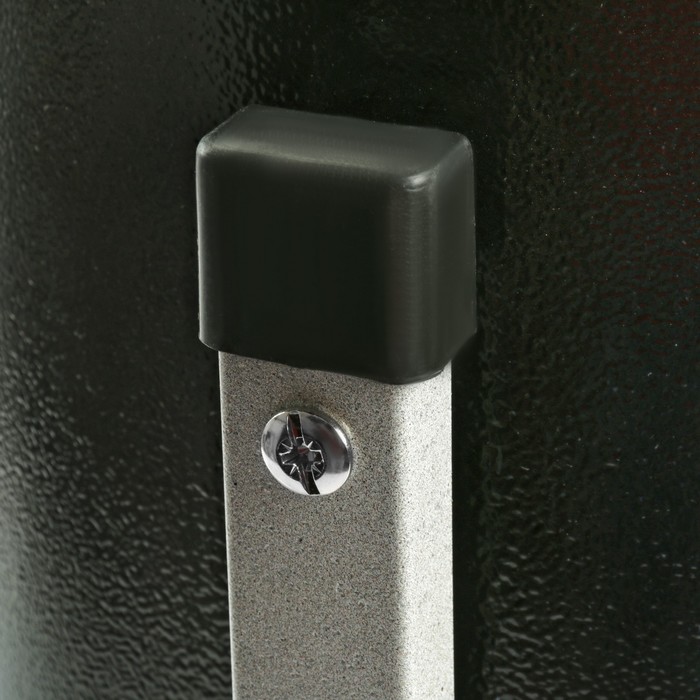 Урна для мусора 21 л "Уралочка Бюджет", цвет черный