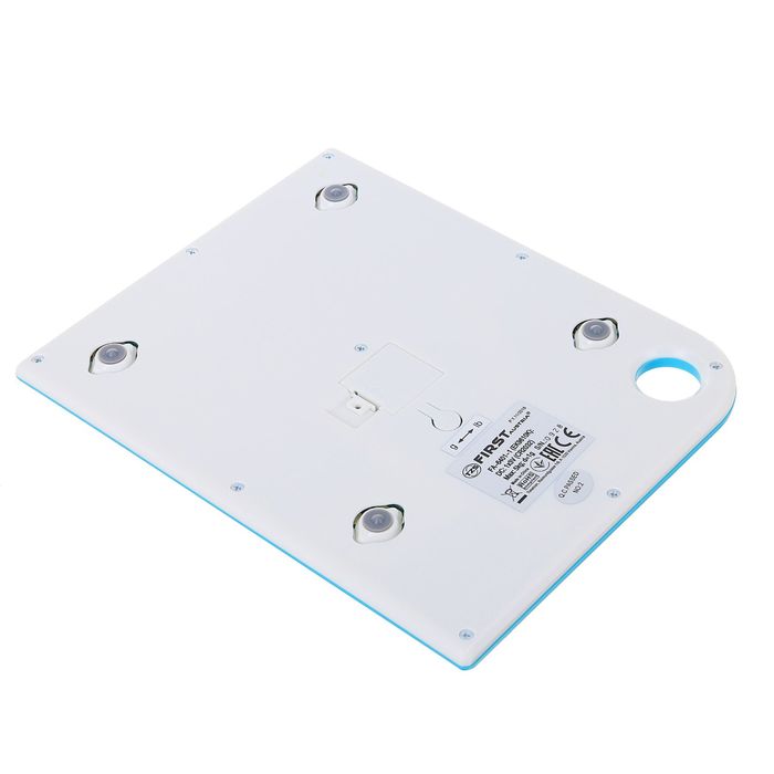 Весы кухонные электронные FIRST 6401-1-BL, до 5 кг, голубые