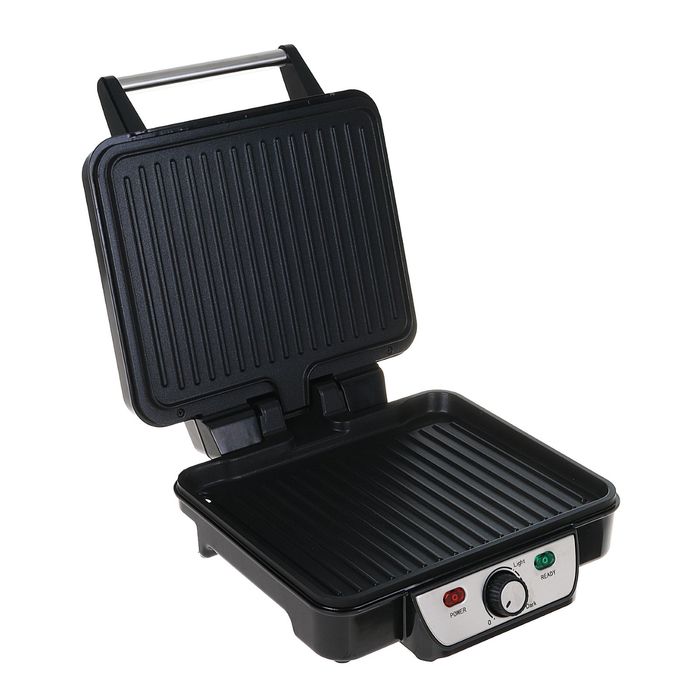 Электрогриль-пресс FIRST FA-5343-2, 1800 Вт, 2 плиты-гриль, антипригарное покрытие