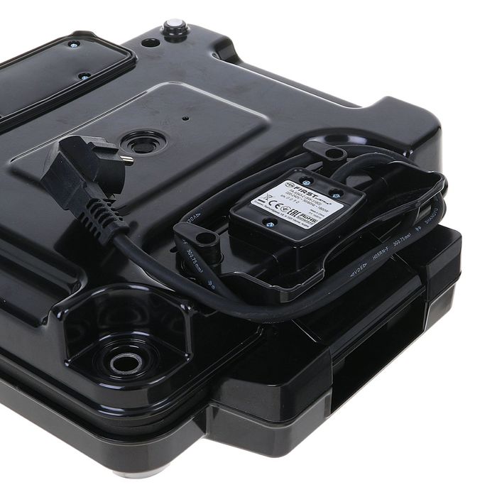 Электрогриль-пресс FIRST FA-5343-2, 1800 Вт, 2 плиты-гриль, антипригарное покрытие