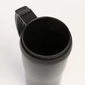 Термостакан под полиграфическую вставку, 0.45 л, чёрный, УЦЕНКА от Сима-ленд