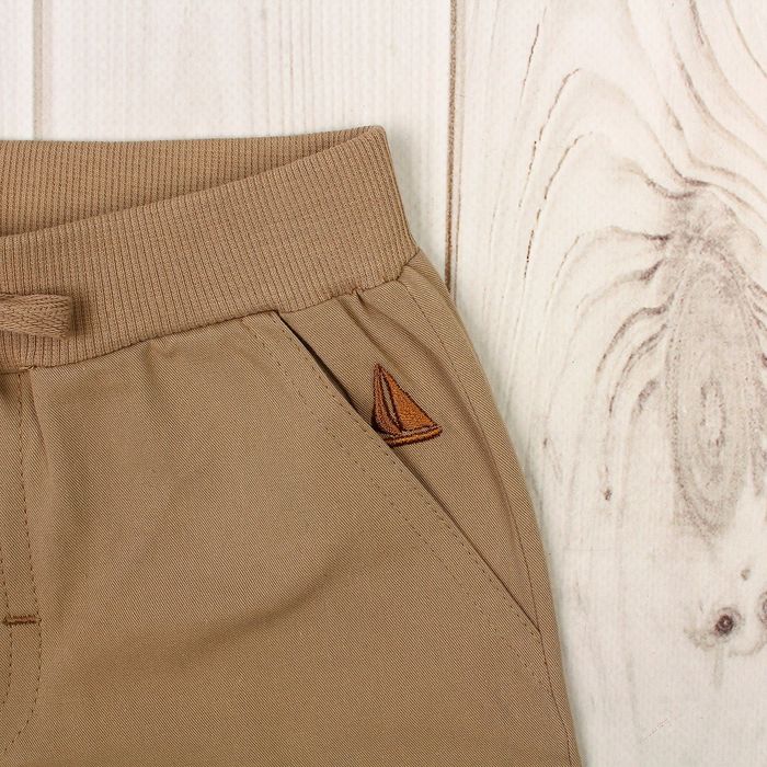 Шорты для мальчика, рост 80 см, цвет бежевый