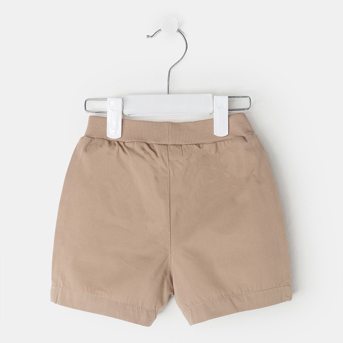 Шорты для мальчика, рост 86 см, цвет бежевый