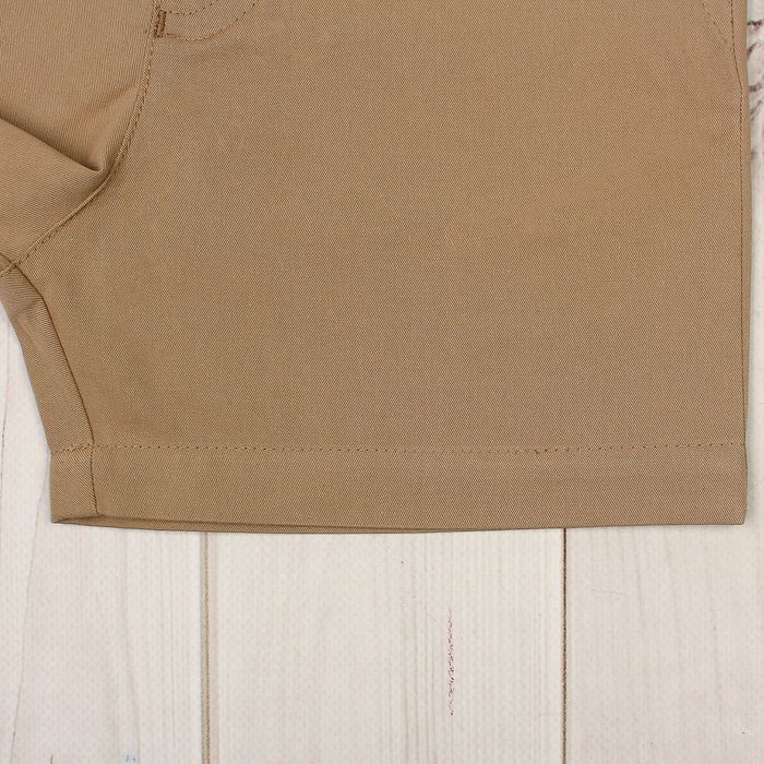 Шорты для мальчика, рост 98 см, цвет бежевый