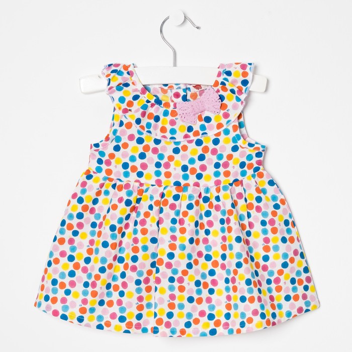 Платье для девочки, рост 62 см, цвет розовый