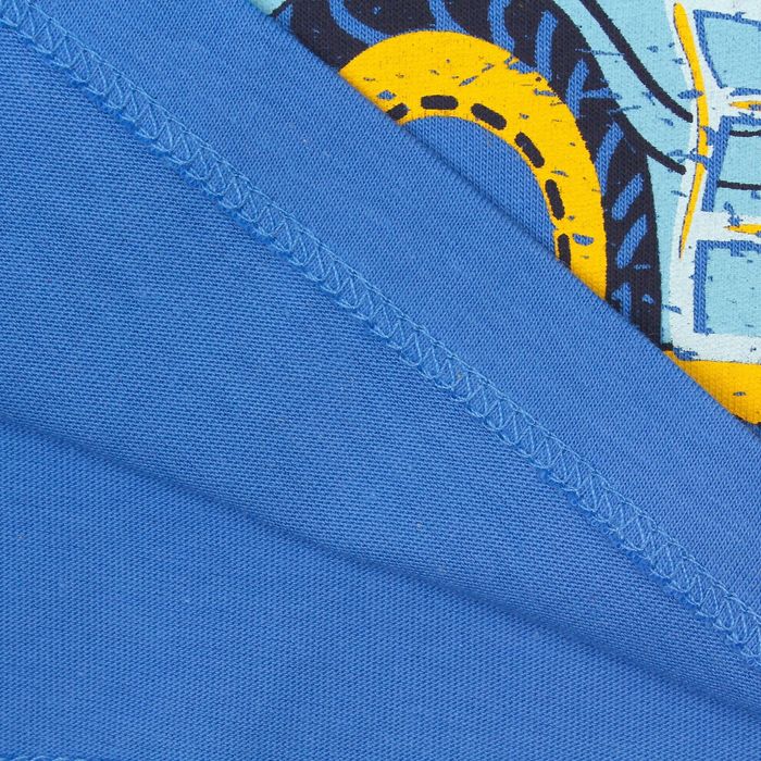 Футболка детская, рост 62 см, цвет синий