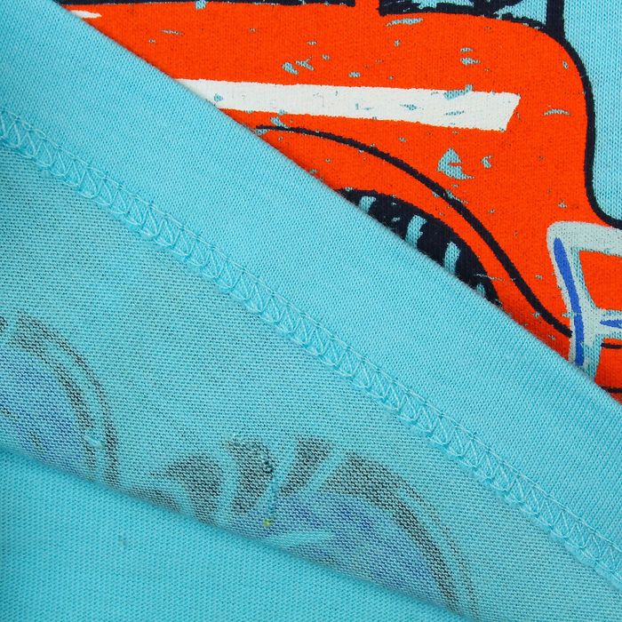 Футболка детская, рост 62 см, цвет голубой