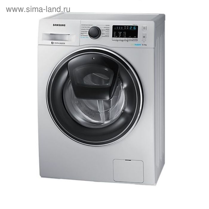 Стиральная машина Samsung WW65K42E00SDLP класс A 1200 обмин 65 кг серебристая 5050300₽