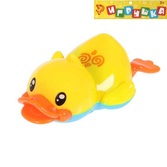 ИГРУШКА Игрушка заводная водоплавающая "Утенок" цвета:МИКС
