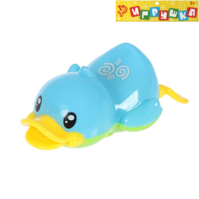 ИГРУШКА Игрушка заводная водоплавающая "Утенок" цвета:МИКС