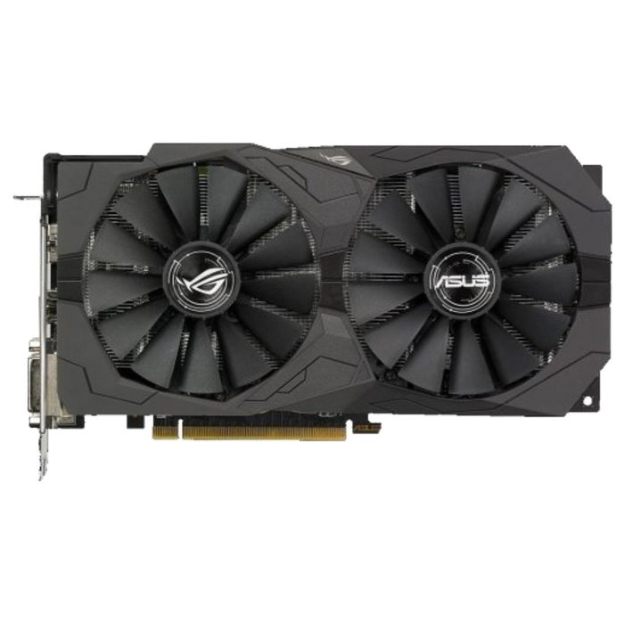 Видеокарта Asus AMD Radeon RX 570 ROG STRIX GAMING OC, 4G, 256bit, GDDR5, 1244/7000, Ret