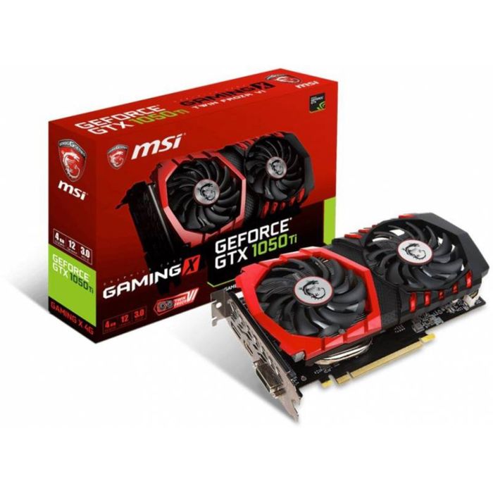 Видеокарта MSI GTX 1050 Ti GAMING X 4G nVidia GeForce GTX 1050TI 4096Mb 128bit