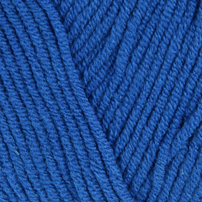 Пряжа "Cotton Gold" 55% хлопок, 45% акрил, 330м/100гр (141 василек)