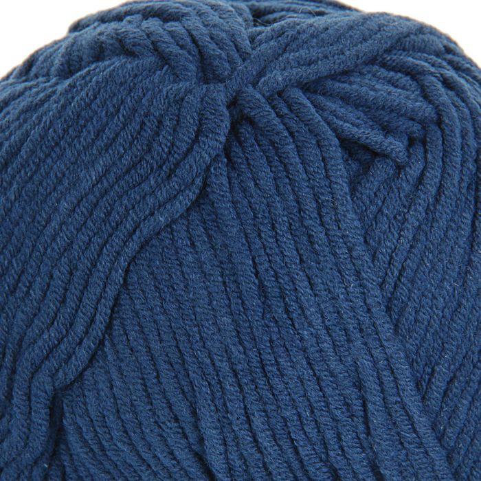 Пряжа "Cotton Gold Plus" 55% хлопок, 45% акрил 200м/100гр (215 черника)