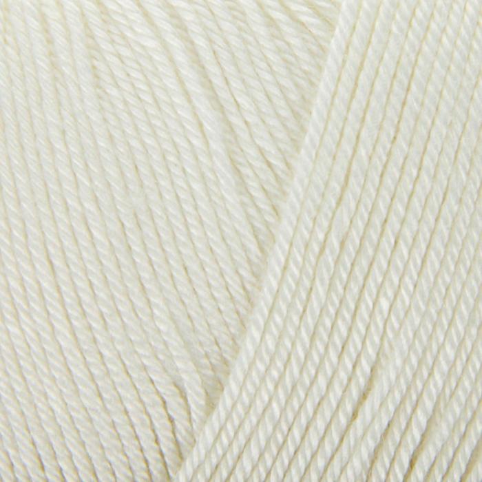 Пряжа "Diva" 100% микрофибра 350м/100гр (1055 сахарно-белый)