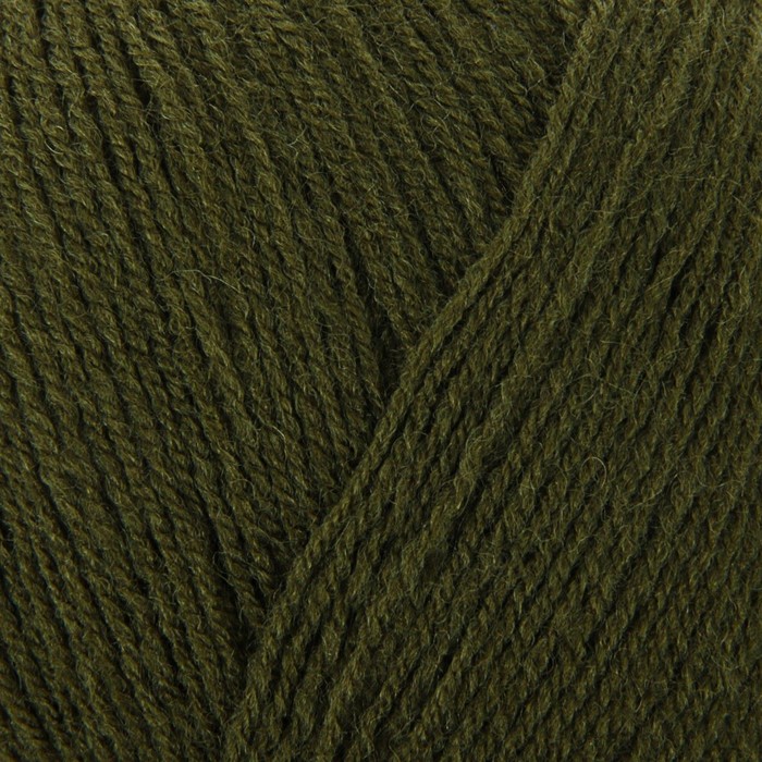 Пряжа "Lanagold 800" 49% шерсть, 51% акрил 800м/100гр (29 хаки)