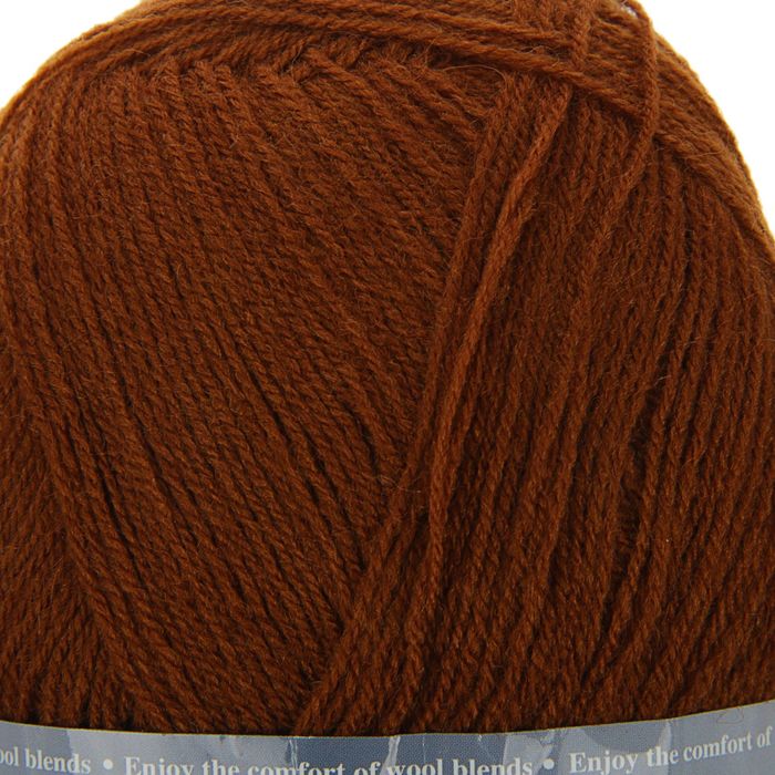 Пряжа "Lanagold 800" 49% шерсть, 51% акрил 800м/100гр (373 ириска)