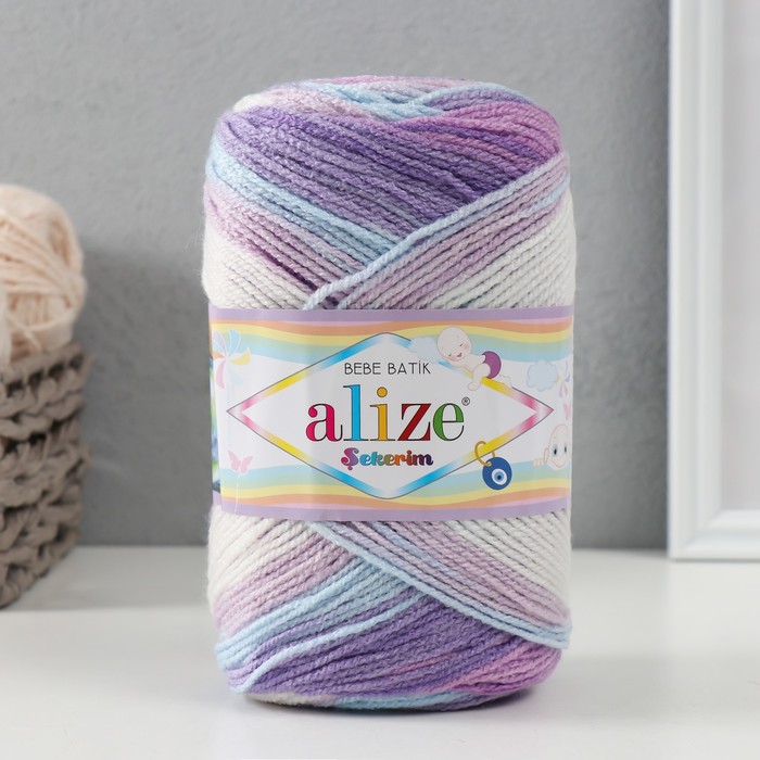 Пряжа "Sekerim  batik" 100% акрил 320м/100гр (3483)