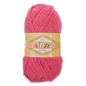 

Пряжа "Softy" 100% микрополиэстер 115м/50гр (33 ярко-розовый)