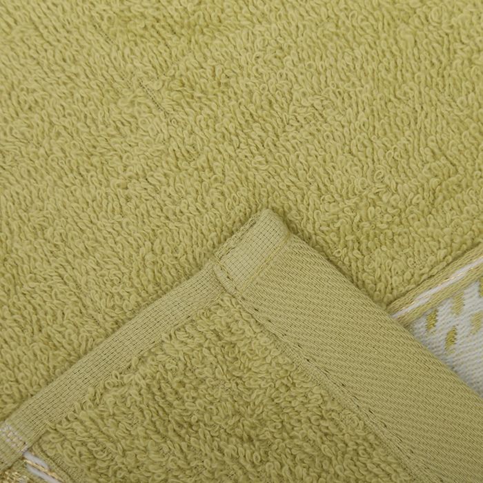 Полотенце махровое TWO DOLPHINS KARDELEN 70*140 см зелёный, хлопок, 460 гр/м