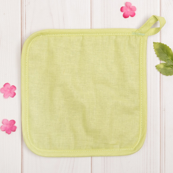 Прихватка "Доляна" Любимая бабушка, размер 17х17 см, 100% хлопок, рогожка 162 г/м2