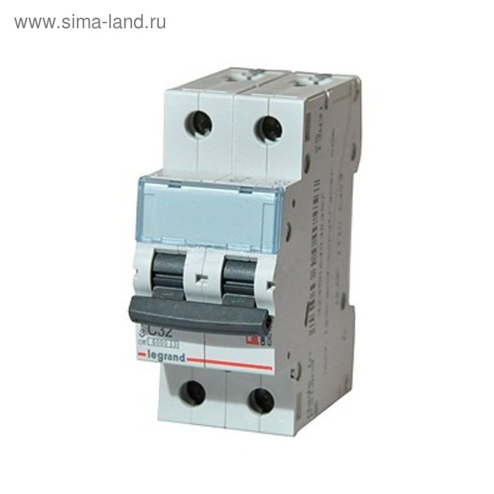 Выключатель авт мод Legrand 2п C 40А TX3 6кА 404046 856₽