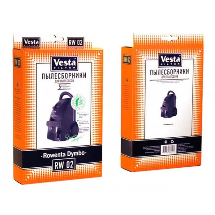 Комплект пылесборников, 5 шт., Vesta filter