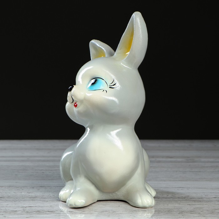 Копилка "Зайчонок" серый