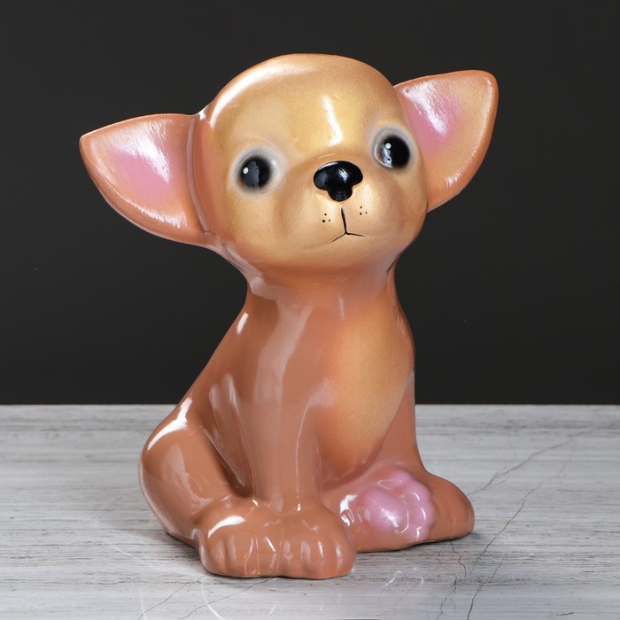 Копилка "Той" щенок, коричневый