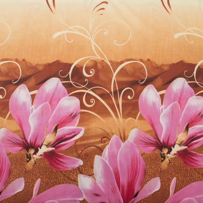 Постельное бельё дуэт 5D (диз. 083 1597 TG), 215х220 - 1 шт., 145х215 - 2 шт., 70х70 - 2 шт., 50х70 - 2 шт. Полипоплин
