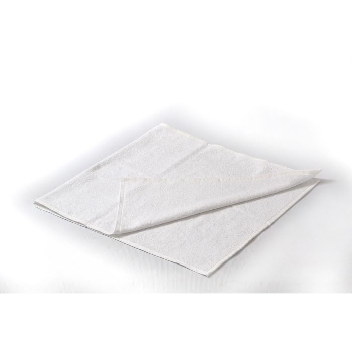 Полотенце гостиничное 50х100, цв.024-белый махра 470 г/м, хл100%