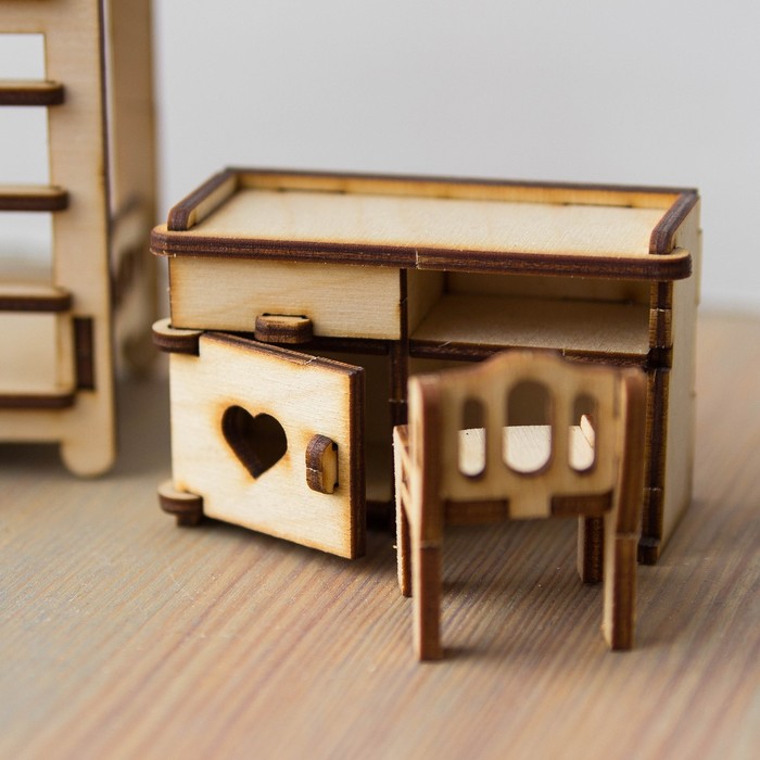 Набор мебели для кукол "Детская"