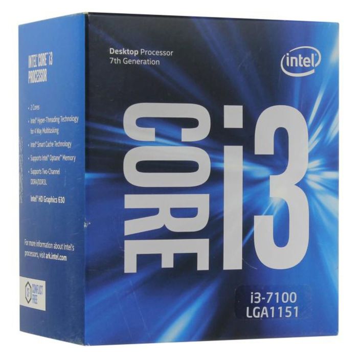 Процессор Intel Original Core i3 7100 Soc-1151 (BX80677I37100 S R35C), 3.9GHz, Box