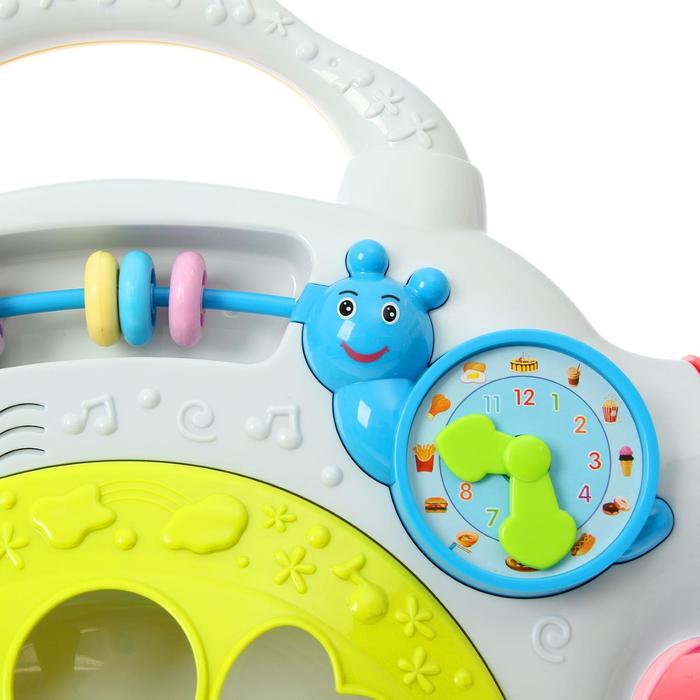 Каталка-ходунки «Топ-Топ» с сортером, вращающимися элементами, световые эффекты, звуки животных